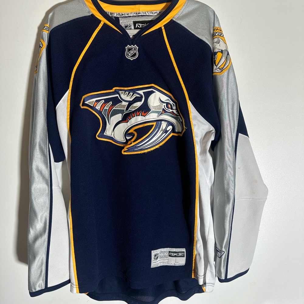 Reebok Navy and Yellow Licensed Jersey